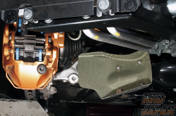 Top Secret Brake System Cooling Air Guide Set Carbon Kevlar - GT-R R35