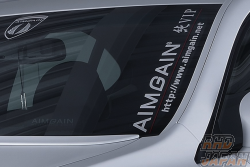 Aimgain Front Window Brand Sticker - 純VIP 660mm White