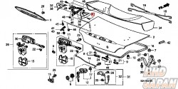 Honda OEM Type-S Trunk Lid Spoiler Tapping Screw 4X14(PO) - S2000 AP2 