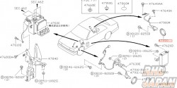 Nissan OEM Rear Anti Skid Rotor Sensor 47950