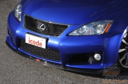 icode Front Lip Spoiler Carbon Fiber - Lexus IS-F USE20