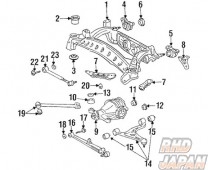 Toyota OEM Rear LH Suspension Upper Control Arm Assembly - JZA80