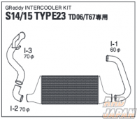 Trust GReddy Front Mounted Intercooler Kit TYPE23F - S14 S15