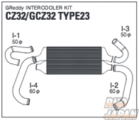 Trust GReddy Front Mounted Intercooler Kit - CZ32 GCZ32