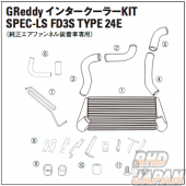 Trust GReddy Spec-LS Intercooler Replacement bolt set - FD3S