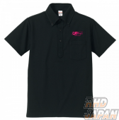 R-Magic RM Polo Shirt - Black Size Medium 