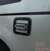 Roadhouse Fuel Lid Protector Black Frame Kaddis Logo - Delica D:5 CV1W CV2W CV4W CV5W