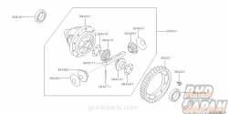 Nissan OEM Rear Differential Side Bearing 