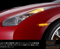 MCR Matchless Crowd Racing LED Front Winker Set - Orange R35 GT-R
