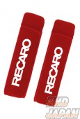 Recaro Seat Belt Pad Set - Red