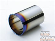 Kakimoto Racing Parts for Exhaust Titanium Face Curl Tail - 102 to 93mm