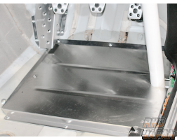 Okuyama Dash Heel Adjust Plate Driver Floor Panel - WRX STi VAB