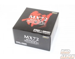 Endless Brake Pads Full Set Type MX72 - ZC13S ZC32S ZC33S ZC43S ZC53S ZC72S ZC83S ZD53S ZD72S ZD83S