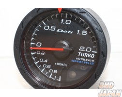 Defi Link Advance CR Turbo Boost Gauge 52mm - Black 2.0