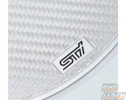 STI Door Handle Protector Set Silver Carbon Weave Pattern - BRZ ZC6 ZD8 86 ZN6 GR86 ZN8