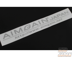 Aimgain Brand Sticker - Japan Silver