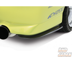 DAMD Styling Effect Rear Bumper Extension Carbon Fiber - Lancer Evolution IX CT9A