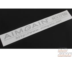 Aimgain Brand Sticker - 純VIP GT Silver