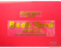 Back Yard Special Cutting Sticker Gold - Small