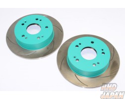 Project Mu SCR Pure Plus 6 Rear Brake Rotors Standard Paint Coating - JZX90 JZX100