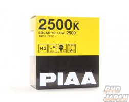 PIAA Solar Yellow 2500K Halogen Bulbs H3