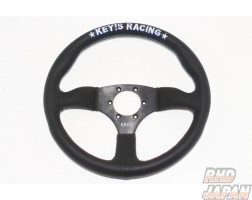 KEY`S Racing Steering Wheel Semi Deep Type - 350mm Leather