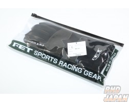 FET Sports 3D Racing Gloves - Black Black Large