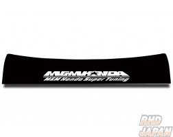 M&M Honda Front Windshield Sticker Black - EP3