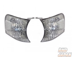 D-Max Front Crystal Corner Lamp Smoke Lens - JZX100 Chaser