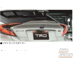 TRD Aggressive Style Rear Trunk Spoiler Unpainted - NGX50 ZYX10