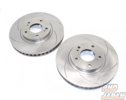 Project Mu SCR Pure Plus 6 Front Brake Rotors Non-Paint Coated - JZA80