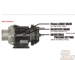 HKS Racing SQV Blow Off Valve