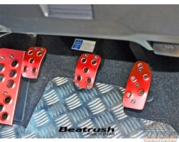 Laile Beatrush Pedal Set Red - Alto Works HA36S Swift Sport ZC32S ZC33S M/T