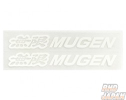 Mugen Sticker A White - LL