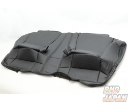 Superior Auto Creative Perforate Version Seat Cover Rear Black Side Stitch - S14