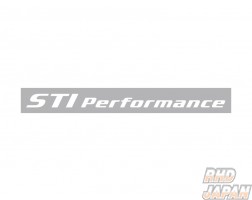 STI STI Performance Sticker - White