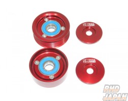 Toda Racing Light Weight Tensioner & Idler Pulley Set Red - S2000 AP1 AP2