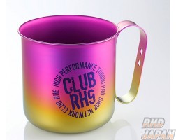 RH9 Original Titanium Mug Cup - Pink to Gold Gradation