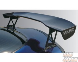 VOLTEX GT Wing Type 2 - 1600X275mm Wet Carbon Type-A End Plate Standard Trunk Base