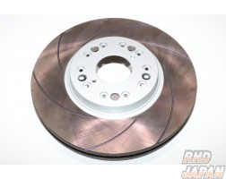 Endless Basic Slit Brake Rotor Option Silver Front Left - Brembo Z33 Fairlady Z