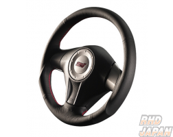 DAMD Sports Steering Wheel Black Leather Red Stitch SS358-S(F) - BP# BL# SG# GD# GG#