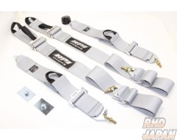 HPI 4-Point Competition Gear Racing Harness Seat Belt - Silver Right