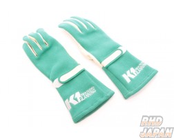 K1 Planning Racing Gloves - Green Medium