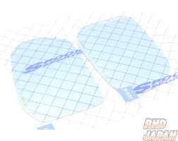 Spoon Sports Hydro-Blue Wide Mirror Glass Set - Civic Type-R FD2