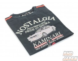 Tedman Kaminari Motors Long Sleeve Shirt Nostalgia Hakosuka - Medium Black