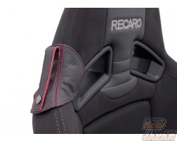 VENUS Jade Seat Belt Guide Recaro Seat SP-G RS-G TS-G SR-7 SR-7F Sportster - Real Leather Punching Type Red Stitch