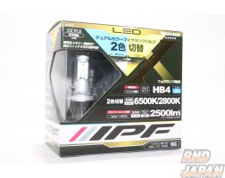 IPF LED Dual Color Fog Lamp Bulb Kit - HB4