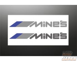 Mine's Sticker B Type Silver - Large