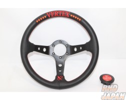 Car Make T&E Vertex 10 Star Steering Wheel Deep Type - Red