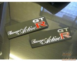 Garage Active Original Logo Plate For Floor Mat & Trunk Mat - BNR32